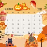 Free 2026 thematic printable calendar october entheosweb