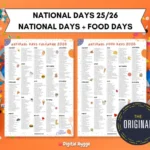 National Days Bundle 2025 2026
