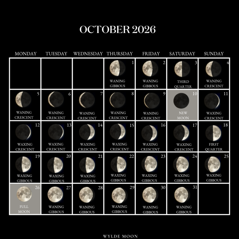 New Moon October 2026