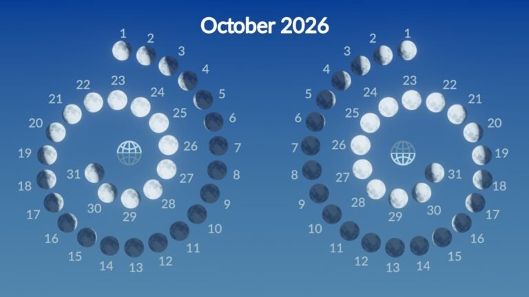Exact Time Of The Hunters Moon October 2026