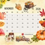 Free 2026 thematic printable calendar november entheosweb 2