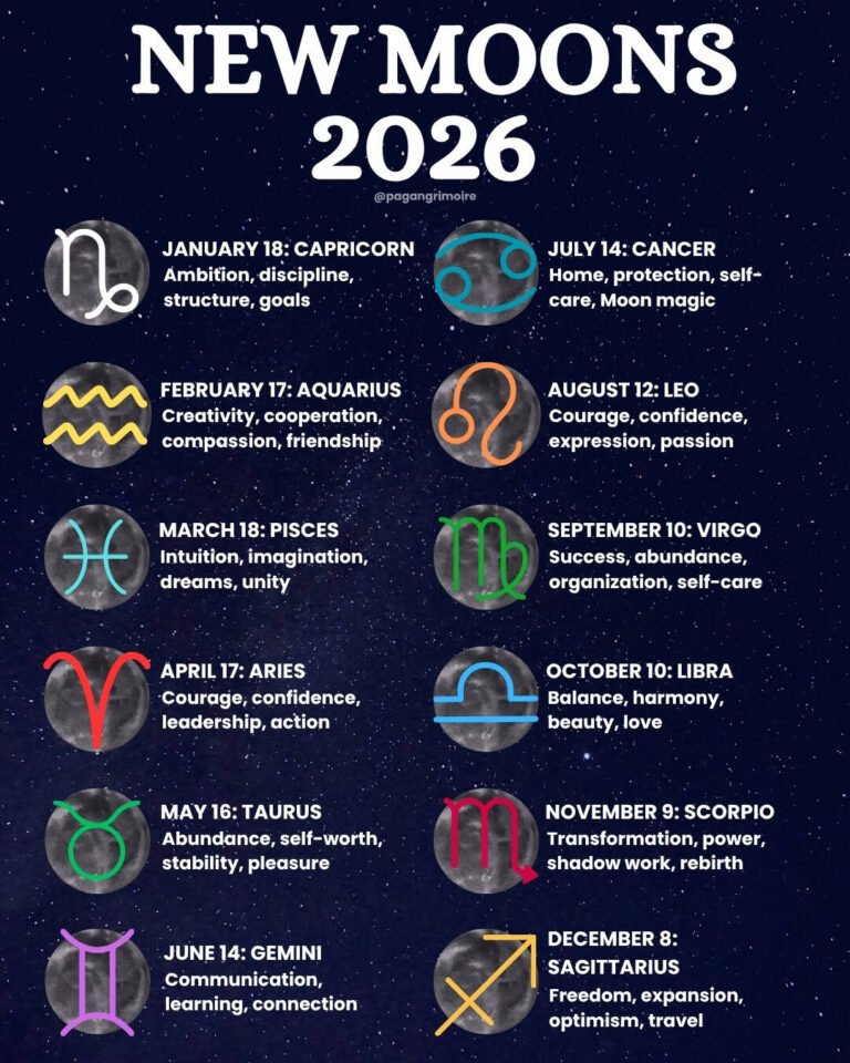 Zodiac Sign Of The New Moon December 2026