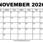 November 2026 Calendar 7