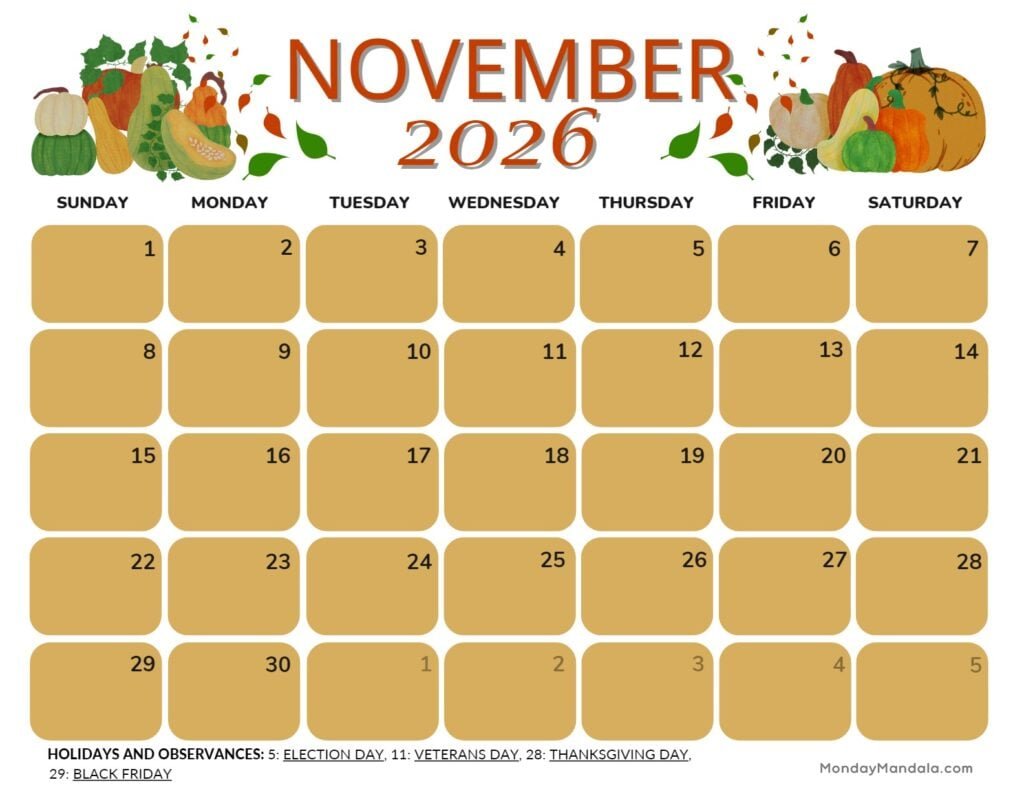 November 2026 Calendar Printable Fall Landscape 1 1024x791 1