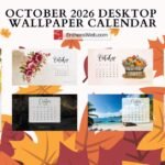 October 2026 desktop wallpaper calendar
