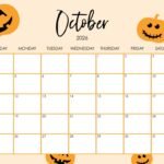 Printable October 2026 Calendar Style 8 1024x791 1