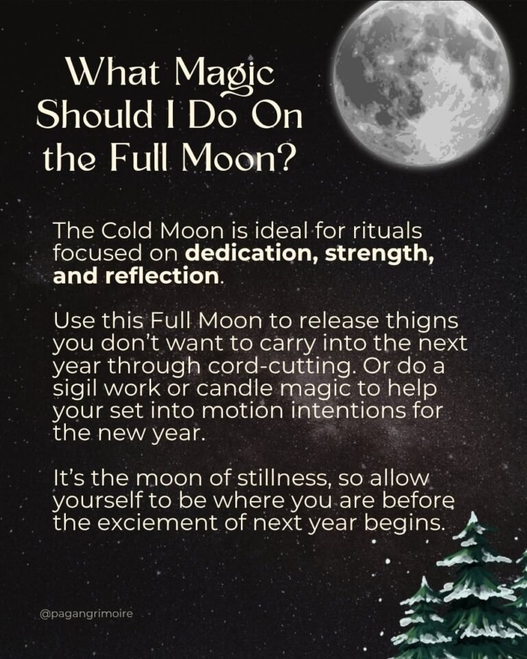 Rituals And Manifestation For Full Moon December 2026