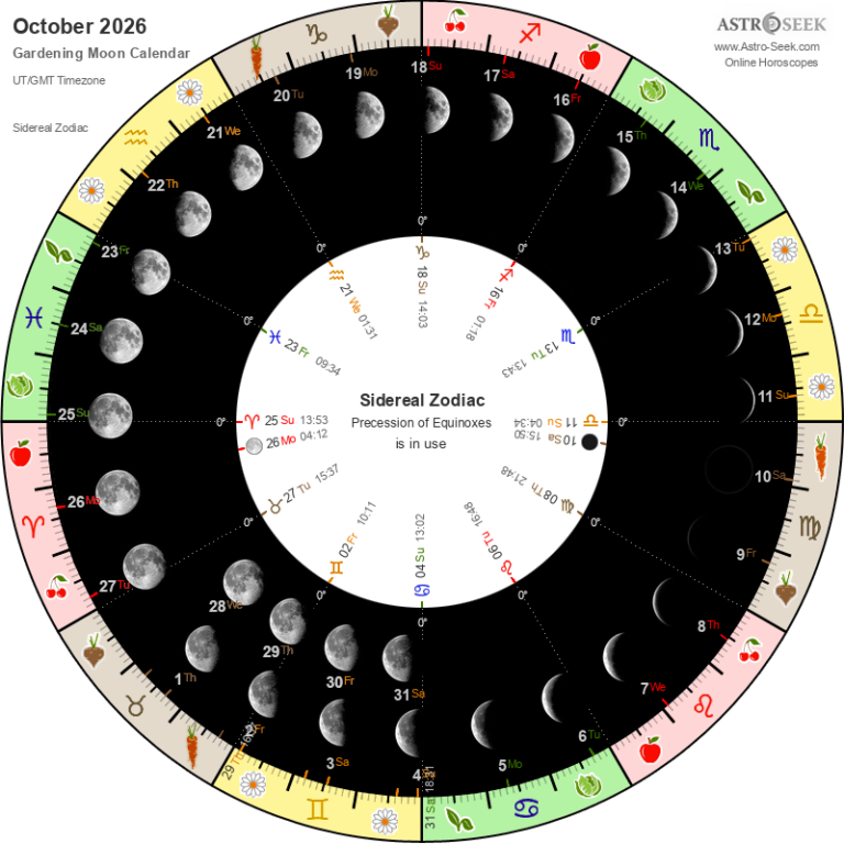 Moon Phases October 2026 For Planting Guide