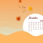 november 2026 wallpaper calendar autumn 1280x720 1