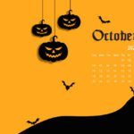 october 2026 wallpaper calendar halloween