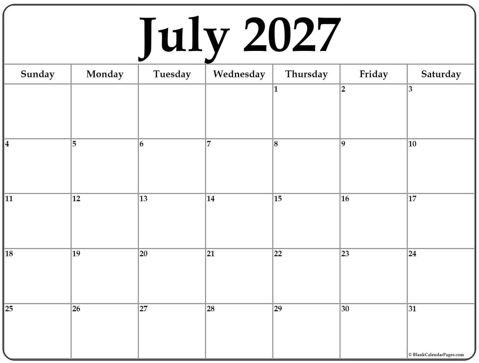 July 2027 calendar b3