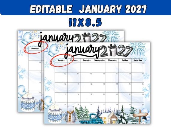 Why the Canva Printable Monthly Calendar 2027 Is Your Must-Have Planning Tool