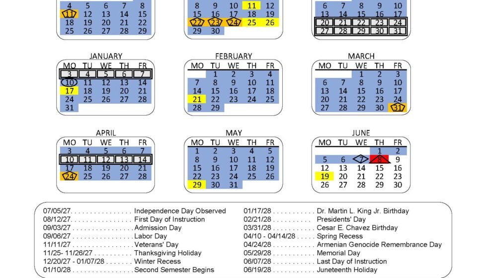 2027 2820Instructional20Calendar Eng Month 3.11.2025