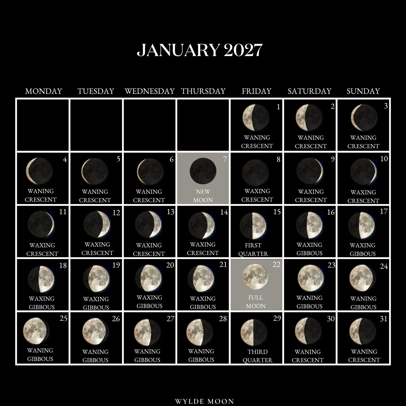JANUARY 2027