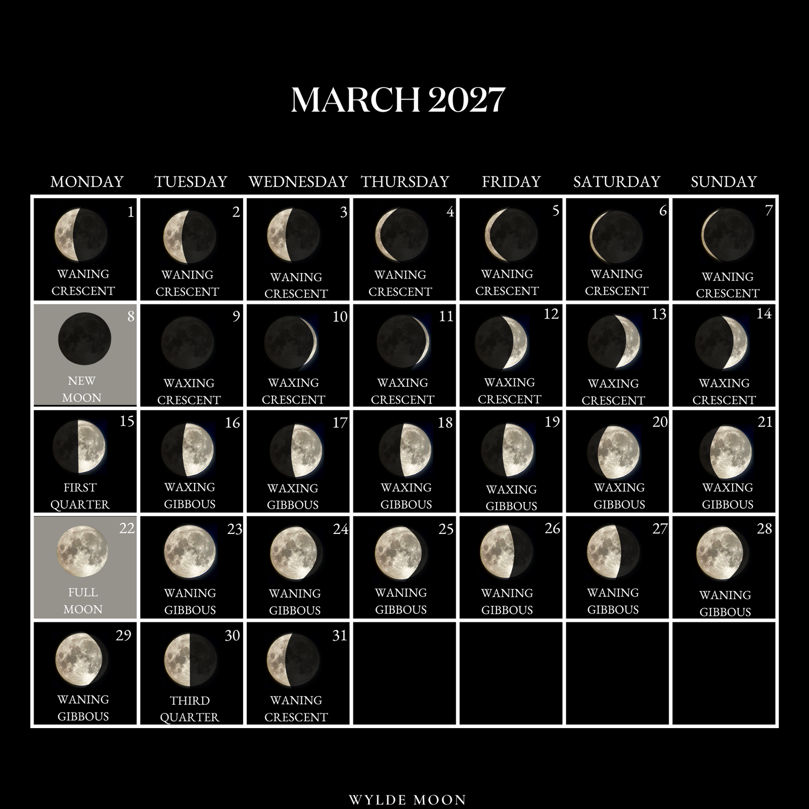 MARCH 2027