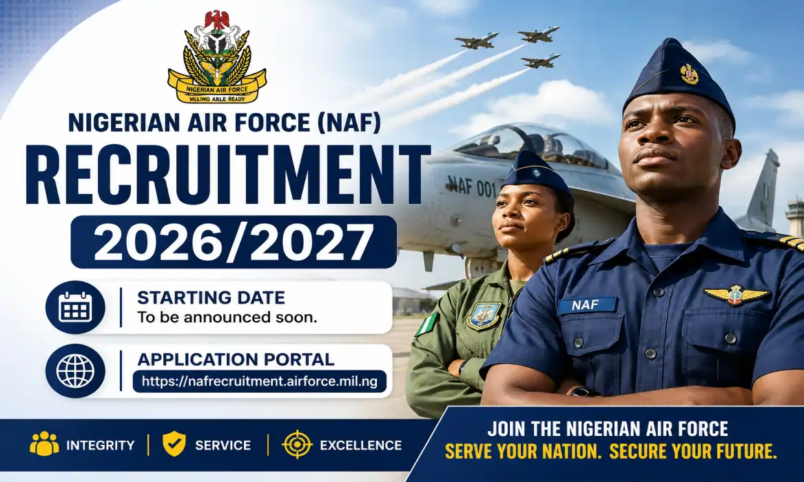 NAF Recruitment 2026 2027 Starting Date Application Portal