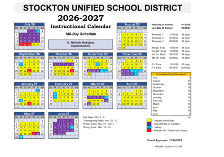 Stockton20Unified20School20District20USD20SUSD2026 2720Calendar
