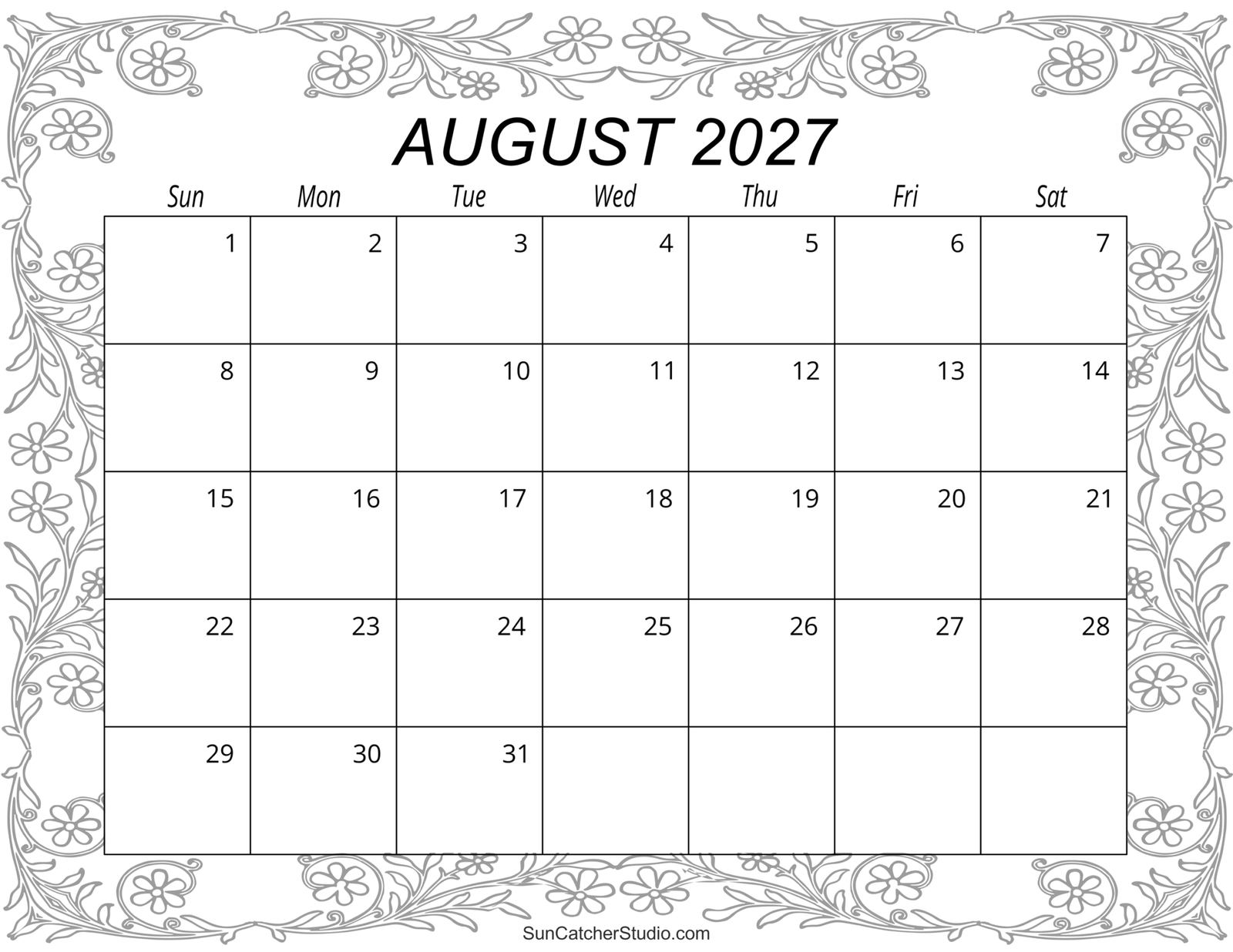 free printable monthly calendar august 2027 fefefe 999999 scaled