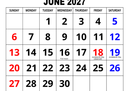 large print june 2027 calendar fefeff fefefe 4