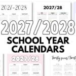 School Calendar Template for Academic Year 2027 2028 free printables SaturdayGift 1024x576 1